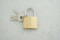 Замок навісний лазерний 38мм Gusami/HIDOOR/Qusam/FZB 38 мм