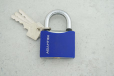 Замок навісний Авантек 50 мм синій 