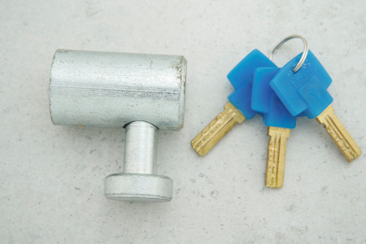 Замок навісний ТЕХПРЕС ВС1-2ТП Грибок (короткий)