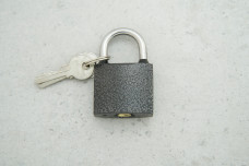 Замок навісний Class Kos 38 мм (сірий полімер легкий)