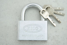 Замок навісний KICO SQUARE 70 мм (4 ключа)