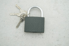 Замок навісний 50 мм сірий легкий