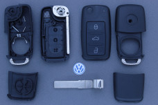 Корпус ключа VW 3 кнопки HU66P 