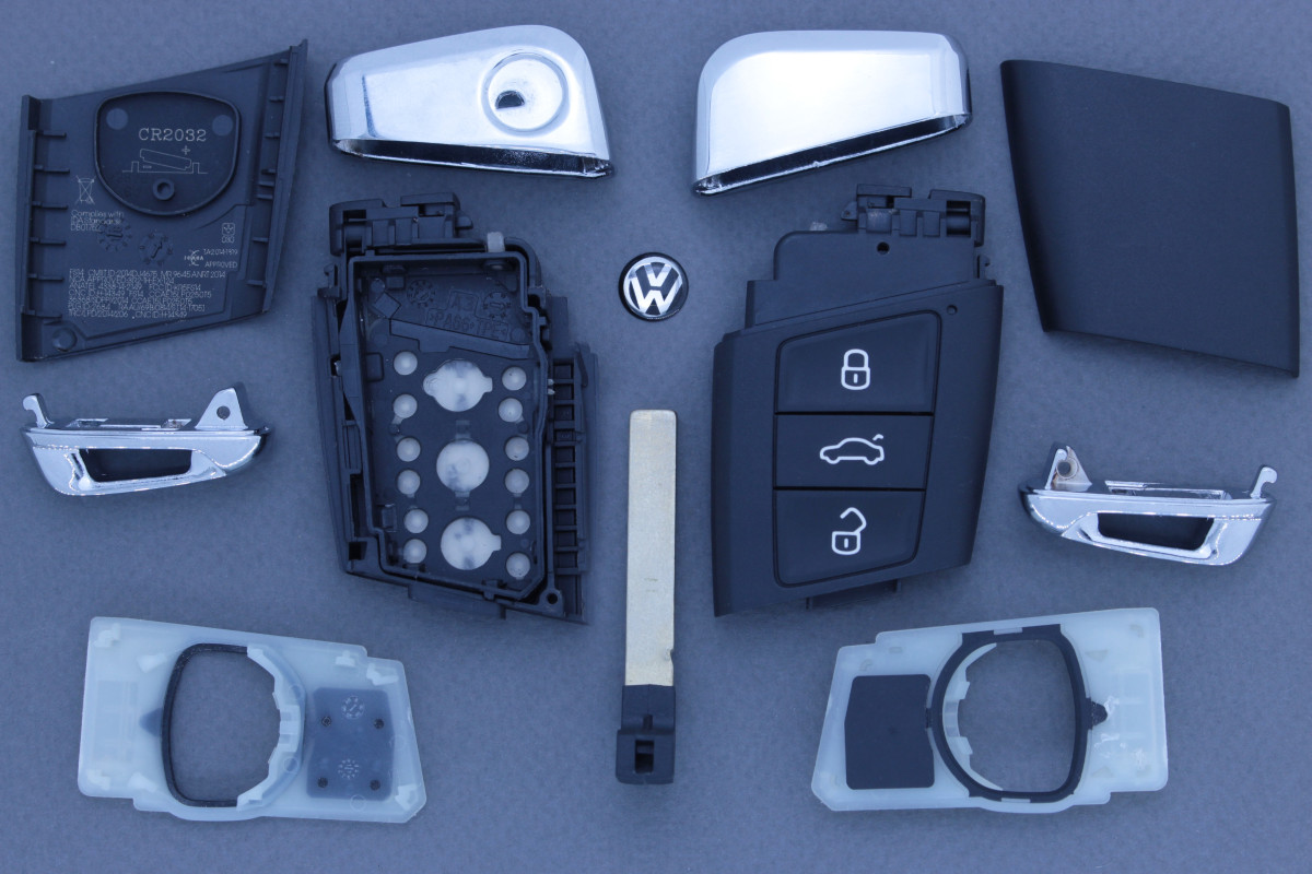 Корпус ключа VW SMART 3 кнопки HU162T