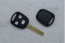 Корпус ключа Toyota  TOY40 3 кнопки (без кнопок)