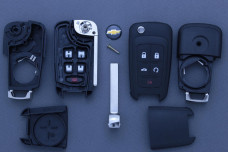 Корпус пульта Chevrolet/Buick 4 кнопки + паніка HU100