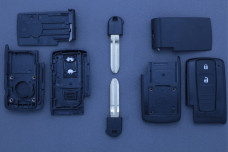 Корпус ключа Toyota ПТ SMART 2 кнопки TOY43