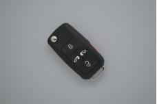 Корпус ключа VW  HU66P 4 кнопки + паніка