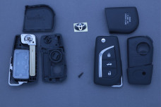 Корпус ключа Toyota VA2 3 кнопки