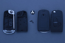 Корпус ключа Mitsubishi 3 кнопки MIT11R