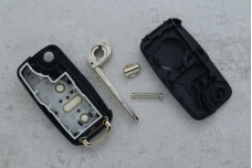 Корпус ключа VW  HU66P 2 кнопки