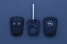 Корпус ключа Opel HU100 2 кнопки
