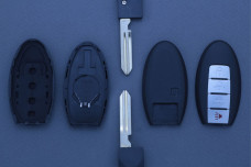 Корпус пульта Nissan SMART NS14 3 кнопки + паніка (під бат.CR2025)