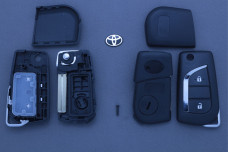 Корпус ключа Toyota TOY48 2 кнопки