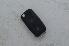 Корпус ключа VW  HU66P 2 кнопки