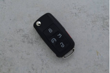 Корпус ключа VW  HU66 4 кнопки + паніка