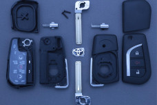 Корпус ключа Toyota TOY48 2 кнопки + паніка