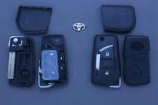 Корпус ключа Toyota TOY48 2 кнопки + паніка