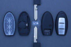 Корпус пульта Infiniti SMART NSN14 3 кнопки (Ліве кріплення батарейки)