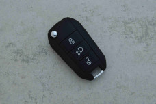 Корпус пульта Peugeot-Citroen HU83 3 кнопки (під батарейку)