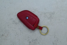 Чохол BMW червоний шкіра