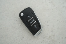 Корпус пульта Peugeot HU83 (3 кнопки, батарея CE0523 на платі)