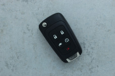 Корпус ключа Chevrolet HU100 4 кнопки + паніка
