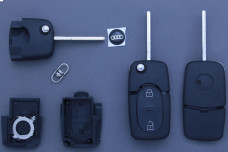 Корпус пульта Audi/VW 2 кнопки HU66 (під 2032)