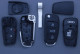 Корпус пульта Audi 3 кнопки + паніка HU66