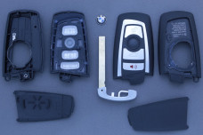 Корпус ключа BMW HU100R 3 кнопки + паніка