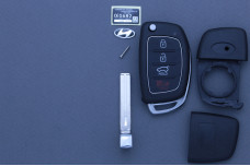 Корпус пульта Hyundai HYN48 3 кнопки + паніка