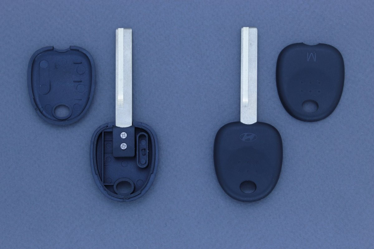 Корпус ключа Hyundai HY19DP (під чіп, без кнопок)