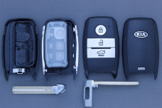 Корпус ключа Kia SMART 3 кнопки HYN22