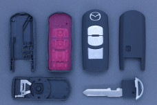 Mazda SMART MAZ24R 3 кнопки батарейка по центру