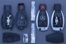 Корпус пульта Mercedes SMART 3 кнопки + паніка (без Леза)