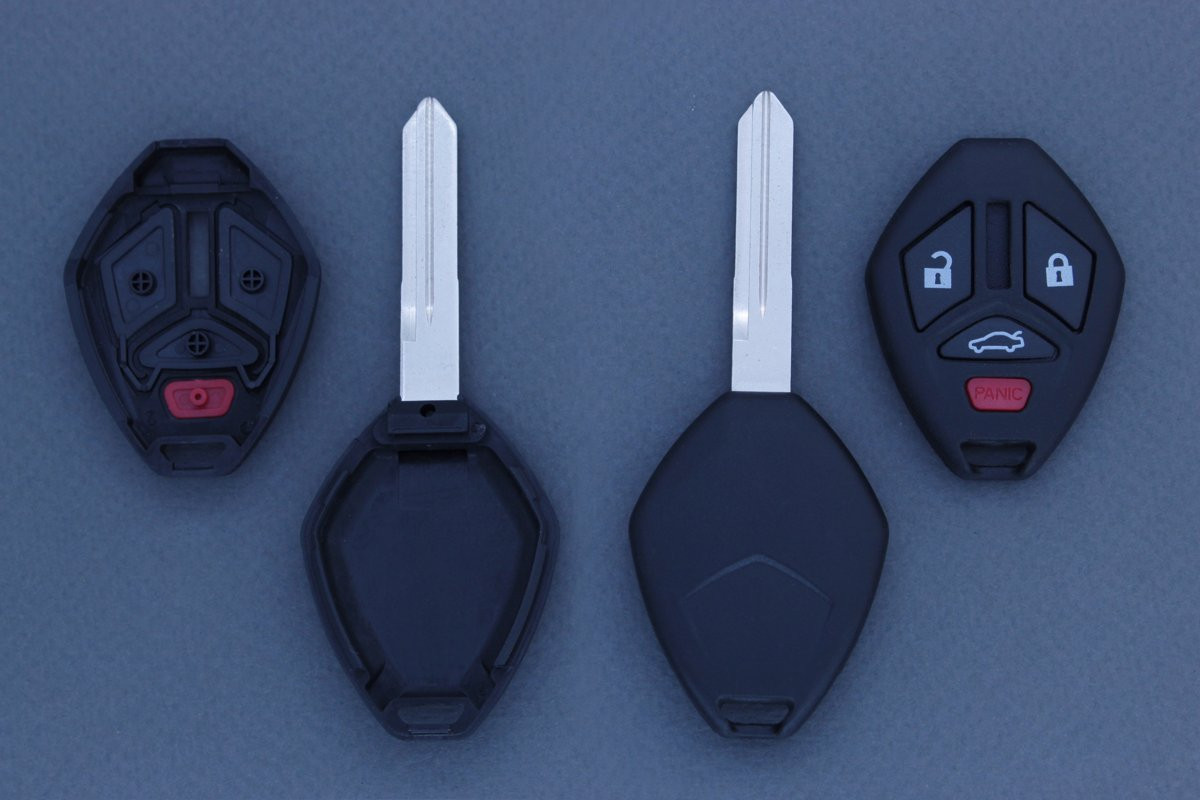 Корпус ключа Mitsubishi 3 кнопки + Паніка MIT11R