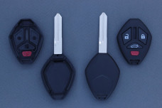 Корпус ключа Mitsubishi 3 кнопки + Паніка MIT11R
