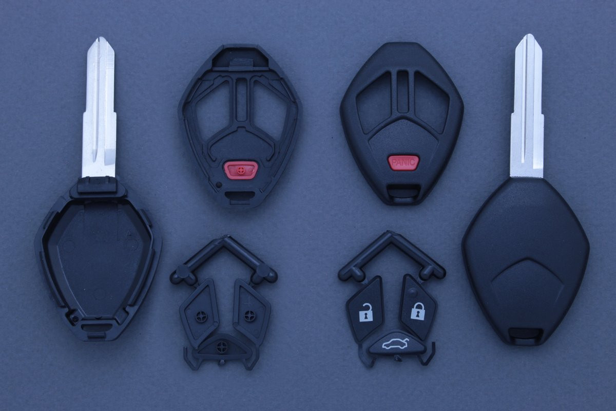 Корпус ключа Mitsubishi 2 кнопки + Паніка MIT11R