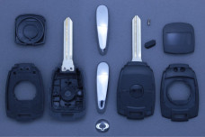 Корпус ключа SsangYong 2 кнопки TOY43