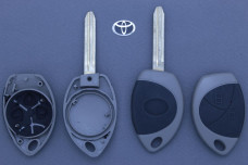 Корпус ключа Toyota TOY43 3 кнопки