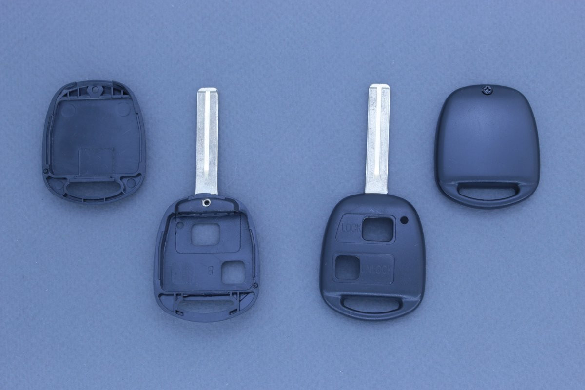 Корпус ключа Toyota 2 кнопки TOY48 long без лого
