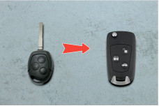 Корпус ключа Ford  HU101 3 кнопки