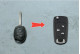 Корпус ключа Ford  HU101 3 кнопки