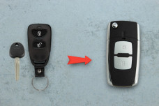 Корпус пульта Hyundai HYN6 2+1 кнопки (під переробку)