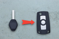 Корпус пульта BMW 3 кнопки HU92RP (під переробку)