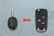 Корпус ключа Ford  HU101 3 кнопки