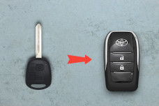 Корпус пульта Toyota TOY43 2 кнопки (під переробку)