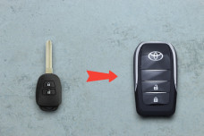 Корпус пульта Toyota TOY43 2 кнопки (під переробку)