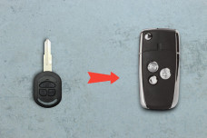 Корпус ключа Chevrolet 3 кнопки (під переробку)