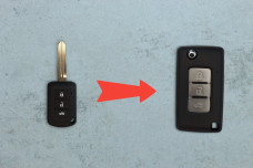 Корпус ключа Mitsubishi MIT11R 3 кнопки під переробку